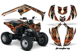 ATV Decal Graphics Kit Wrap For Can-Am DS250 DS 250 Bombardier 2006-2016 FIRESTORM BLACK