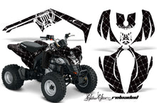Load image into Gallery viewer, ATV Decal Graphics Kit Wrap For Can-Am DS250 DS 250 Bombardier 2006-2016 RELOADED WHITE BLACK-atv motorcycle utv parts accessories gear helmets jackets gloves pantsAll Terrain Depot