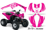 ATV Decal Graphics Kit Wrap For Can-Am DS250 DS 250 Bombardier 2006-2016 RELOADED WHITE PINK