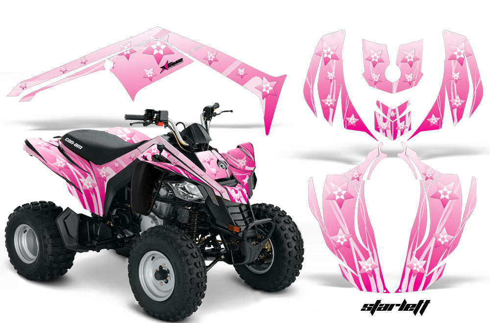 ATV Decal Graphics Kit Wrap For Can-Am DS250 DS 250 Bombardier 2006-2016 STARLETT PINK-atv motorcycle utv parts accessories gear helmets jackets gloves pantsAll Terrain Depot