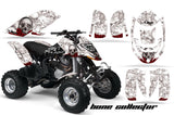 ATV Graphics Kit Decal Quad Wrap For Can-Am Bombardier DS650 DS 650 BONES WHITE