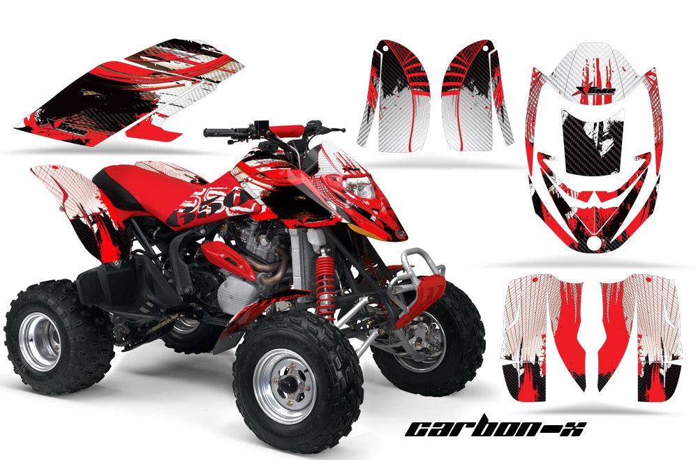 ATV Graphics Kit Decal Quad Wrap For Can-Am Bombardier DS650 DS 650 CARBONX RED-atv motorcycle utv parts accessories gear helmets jackets gloves pantsAll Terrain Depot