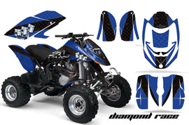 ATV Graphics Kit Decal Quad Wrap For Can-Am Bombardier DS650 DS 650 DIAMOND RACE BLACK BLUE-atv motorcycle utv parts accessories gear helmets jackets gloves pantsAll Terrain Depot