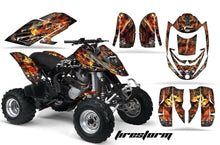 Load image into Gallery viewer, ATV Graphics Kit Decal Quad Wrap For Can-Am Bombardier DS650 DS 650 FIRESTORM BLACK-atv motorcycle utv parts accessories gear helmets jackets gloves pantsAll Terrain Depot