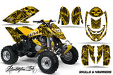 ATV Graphics Kit Decal Quad Wrap For Can-Am Bombardier DS650 DS 650 HISH YELLOW