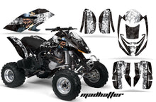 Load image into Gallery viewer, ATV Graphics Kit Decal Quad Wrap For Can-Am Bombardier DS650 DS 650 HATTER WHITE BLACK-atv motorcycle utv parts accessories gear helmets jackets gloves pantsAll Terrain Depot