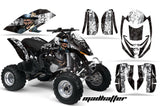 ATV Graphics Kit Decal Quad Wrap For Can-Am Bombardier DS650 DS 650 HATTER WHITE BLACK