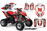 ATV Graphics Kit Decal Quad Wrap For Can-Am Bombardier DS650 DS 650 HATTER WHITE RED