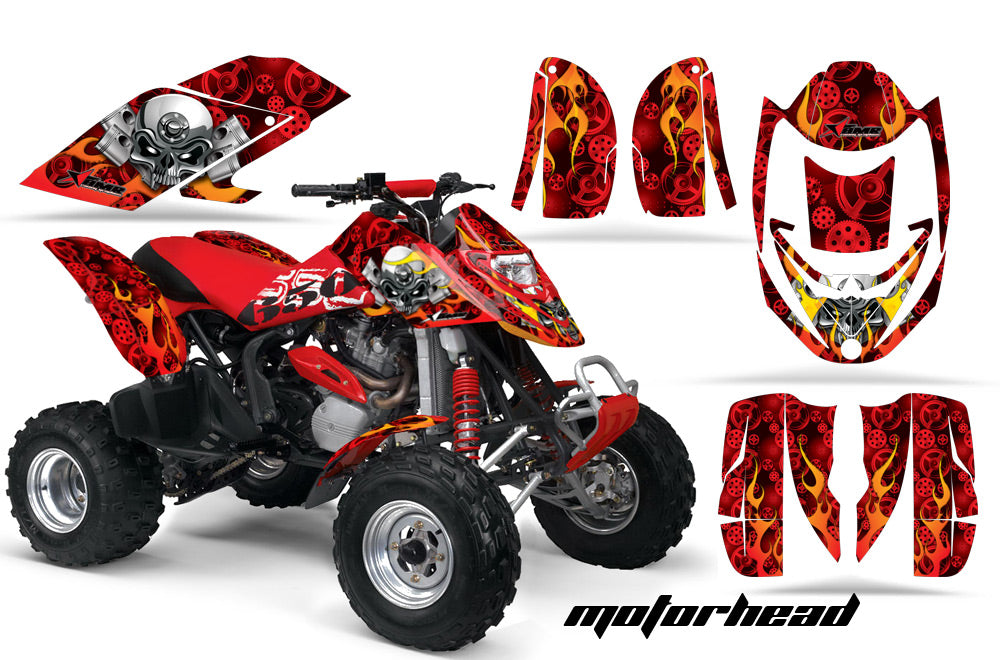 ATV Graphics Kit Decal Quad Wrap For Can-Am Bombardier DS650 DS 650 MOTORHEAD RED-atv motorcycle utv parts accessories gear helmets jackets gloves pantsAll Terrain Depot