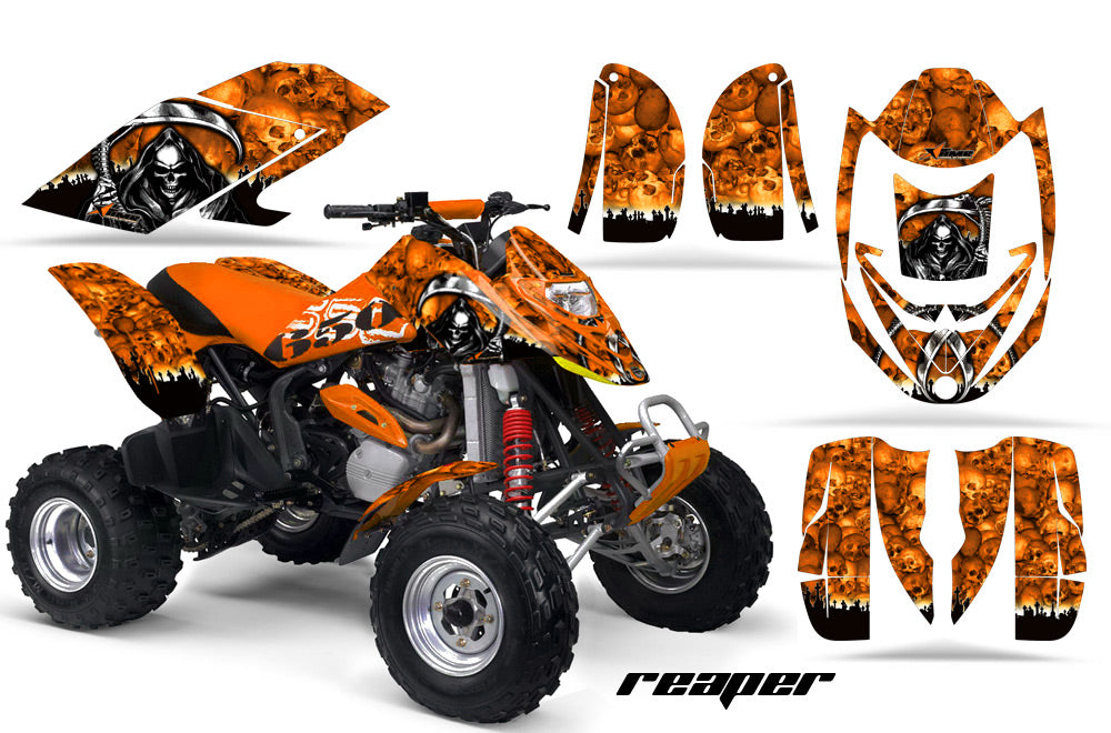 ATV Graphics Kit Decal Quad Wrap For Can-Am Bombardier DS650 DS 650 REAPER ORANGE-atv motorcycle utv parts accessories gear helmets jackets gloves pantsAll Terrain Depot