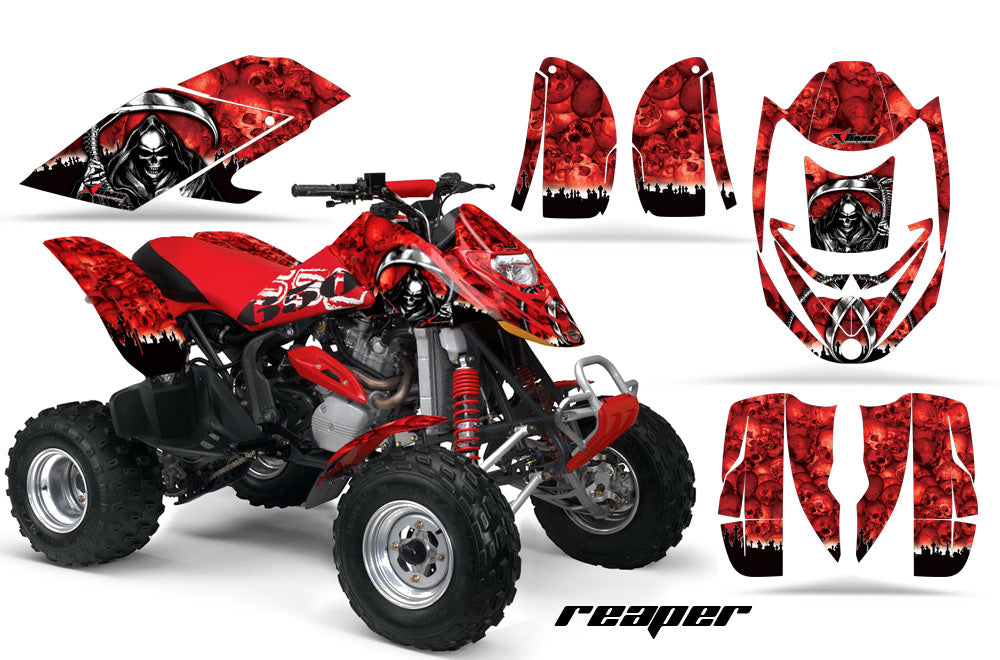 ATV Graphics Kit Decal Quad Wrap For Can-Am Bombardier DS650 DS 650 REAPER RED-atv motorcycle utv parts accessories gear helmets jackets gloves pantsAll Terrain Depot