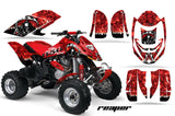 ATV Graphics Kit Decal Quad Wrap For Can-Am Bombardier DS650 DS 650 REAPER RED