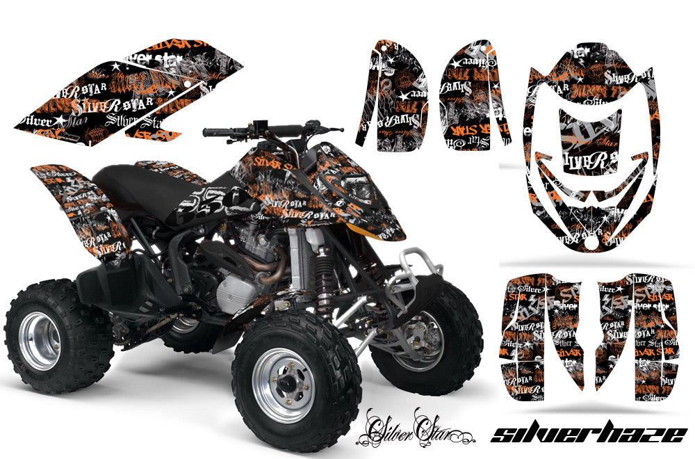 ATV Graphics Kit Decal Quad Wrap For Can-Am Bombardier DS650 DS 650 SSSH ORANGE BLACK-atv motorcycle utv parts accessories gear helmets jackets gloves pantsAll Terrain Depot
