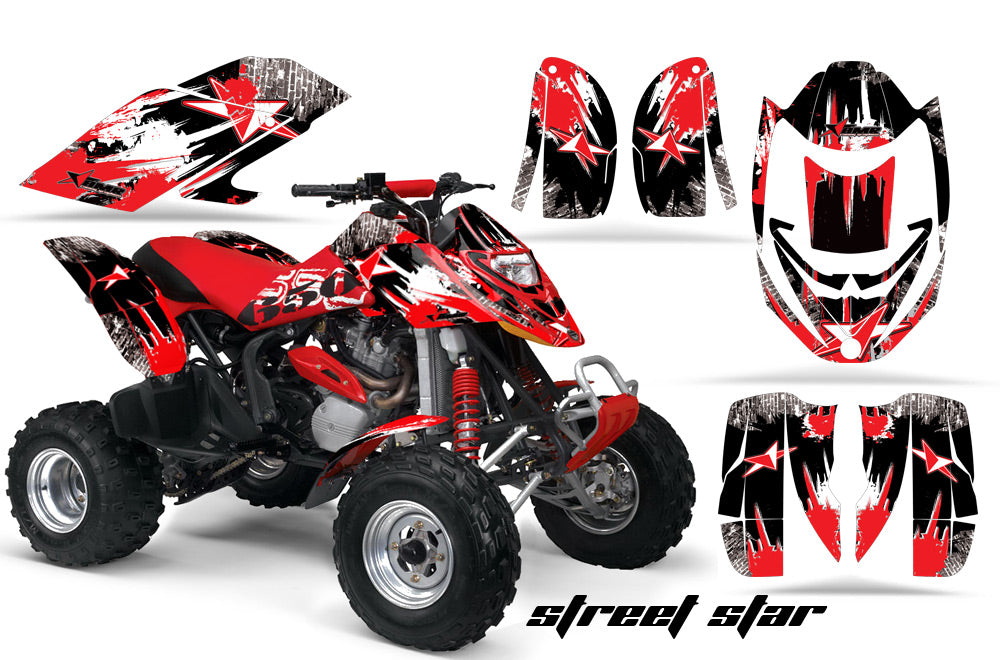 ATV Graphics Kit Decal Quad Wrap For Can-Am Bombardier DS650 DS 650 STREET STAR RED-atv motorcycle utv parts accessories gear helmets jackets gloves pantsAll Terrain Depot