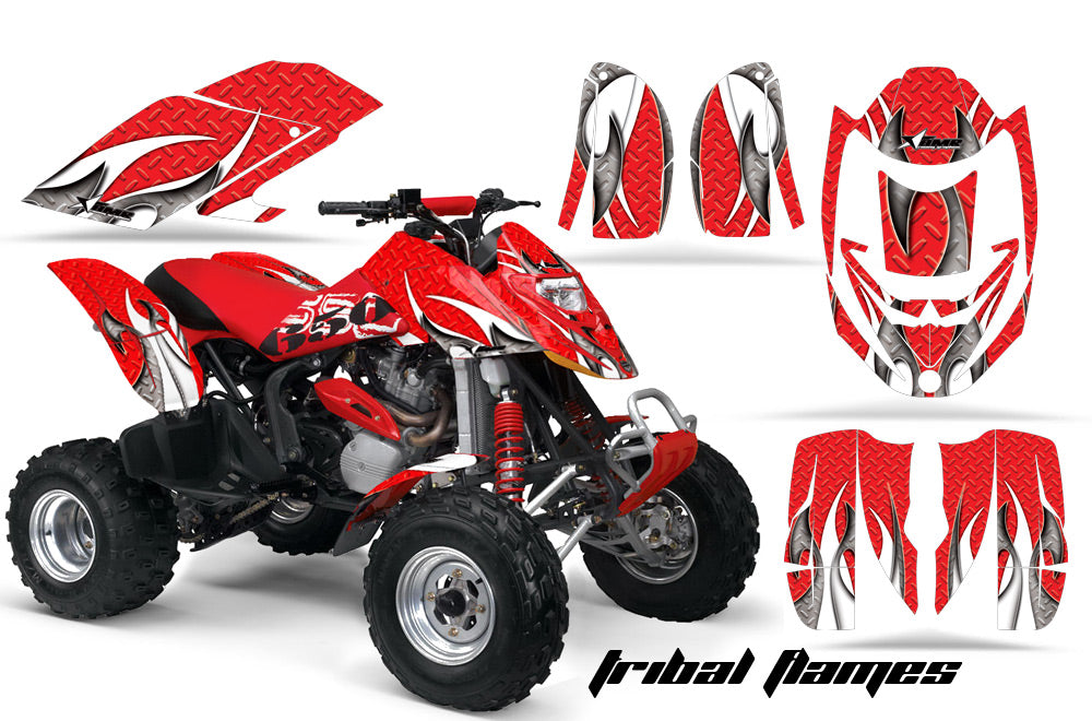 ATV Graphics Kit Decal Quad Wrap For Can-Am Bombardier DS650 DS 650 TBOMBER RED-atv motorcycle utv parts accessories gear helmets jackets gloves pantsAll Terrain Depot