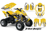 ATV Graphics Kit Decal Quad Wrap For Can-Am Bombardier DS650 DS 650 TBOMBER YELLOW