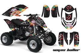 ATV Graphics Kit Decal Quad Wrap For Can-Am Bombardier DS650 DS 650 VEGAS BLACK-atv motorcycle utv parts accessories gear helmets jackets gloves pantsAll Terrain Depot