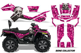 ATV Graphics Kit Decal Wrap For CanAm Outlander Max 500/800 2006-2012 BONES PINK-atv motorcycle utv parts accessories gear helmets jackets gloves pantsAll Terrain Depot