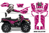 ATV Graphics Kit Decal Wrap For CanAm Outlander Max 500/800 2006-2012 BONES PINK