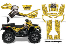 Load image into Gallery viewer, ATV Graphics Kit Decal Wrap For CanAm Outlander Max 500/800 2006-2012 BONES YELLOW-atv motorcycle utv parts accessories gear helmets jackets gloves pantsAll Terrain Depot