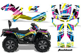 ATV Graphics Kit Decal Wrap For CanAm Outlander Max 500/800 2006-2012 FLASHBACK