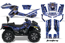 Load image into Gallery viewer, ATV Graphics Kit Decal Wrap For CanAm Outlander Max 500/800 2006-2012 FIRESTORM BLUE-atv motorcycle utv parts accessories gear helmets jackets gloves pantsAll Terrain Depot