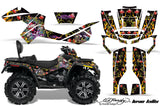 ATV Graphics Kit Decal Wrap For CanAm Outlander Max 500/800 2006-2012 EDHLK BLACK