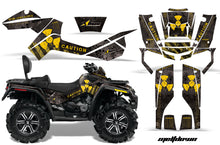 Load image into Gallery viewer, ATV Graphics Kit Decal Wrap For CanAm Outlander Max 500/800 2006-2012 MELTDOWN YELLOW BLACK-atv motorcycle utv parts accessories gear helmets jackets gloves pantsAll Terrain Depot