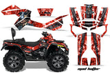 ATV Graphics Kit Decal Wrap For CanAm Outlander Max 500/800 2006-2012 HATTER RED BLACK