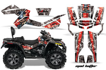 Load image into Gallery viewer, ATV Graphics Kit Decal Wrap For CanAm Outlander Max 500/800 2006-2012 HATTER RED SILVER-atv motorcycle utv parts accessories gear helmets jackets gloves pantsAll Terrain Depot
