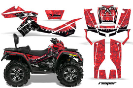 ATV Graphics Kit Decal Wrap For CanAm Outlander Max 500/800 2006-2012 REAPER RED-atv motorcycle utv parts accessories gear helmets jackets gloves pantsAll Terrain Depot