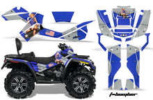 Load image into Gallery viewer, ATV Graphics Kit Decal Wrap For CanAm Outlander Max 500/800 2006-2012 TBOMBER BLUE-atv motorcycle utv parts accessories gear helmets jackets gloves pantsAll Terrain Depot