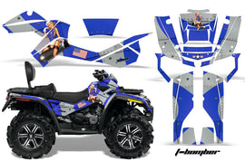 ATV Graphics Kit Decal Wrap For CanAm Outlander Max 500/800 2006-2012 TBOMBER BLUE-atv motorcycle utv parts accessories gear helmets jackets gloves pantsAll Terrain Depot