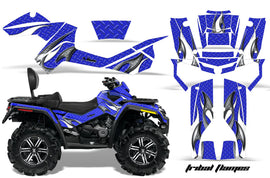 ATV Graphics Kit Decal Wrap For CanAm Outlander Max 500/800 2006-2012 TRIBAL WHITE BLUE-atv motorcycle utv parts accessories gear helmets jackets gloves pantsAll Terrain Depot