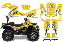 Load image into Gallery viewer, ATV Graphics Kit Decal Wrap For CanAm Outlander Max 500/800 2006-2012 TRIBAL WHITE YELLOW-atv motorcycle utv parts accessories gear helmets jackets gloves pantsAll Terrain Depot
