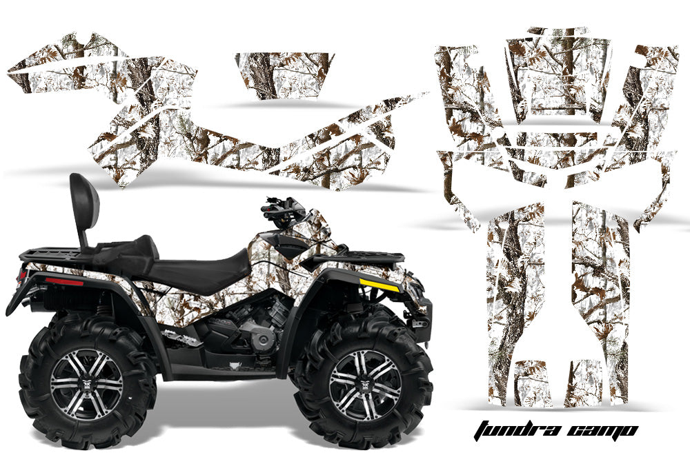 ATV Graphics Kit Decal Wrap For CanAm Outlander Max 500/800 2006-2012 TUNDRA CAMO-atv motorcycle utv parts accessories gear helmets jackets gloves pantsAll Terrain Depot