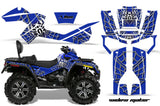 ATV Graphics Kit Decal Wrap For CanAm Outlander Max 500/800 2006-2012 WIDOW BLUE BLACK
