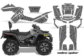 ATV Graphics Kit Decal Wrap For CanAm Outlander Max 500/800 2006-2012 WIDOW SILVER BLACK-atv motorcycle utv parts accessories gear helmets jackets gloves pantsAll Terrain Depot