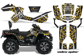 ATV Graphics Kit Decal Wrap For CanAm Outlander Max 500/800 2006-2012 WIDOW YELLOW BLACK-atv motorcycle utv parts accessories gear helmets jackets gloves pantsAll Terrain Depot