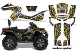 ATV Graphics Kit Decal Wrap For CanAm Outlander Max 500/800 2006-2012 WIDOW YELLOW BLACK