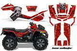 ATV Graphics Kit Decal Wrap For CanAm Outlander XMR 500/800 2006-2012 BONES RED