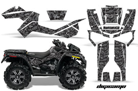 ATV Graphics Kit Decal Wrap For CanAm Outlander XMR 500/800 2006-2012 DIGICAMO BLACK-atv motorcycle utv parts accessories gear helmets jackets gloves pantsAll Terrain Depot