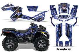 ATV Graphics Kit Decal Wrap For CanAm Outlander XMR 500/800 2006-2012 FIRESTORM BLUE-atv motorcycle utv parts accessories gear helmets jackets gloves pantsAll Terrain Depot