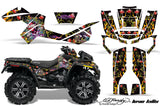 ATV Graphics Kit Decal Wrap For CanAm Outlander XMR 500/800 2006-2012 EDHLK BLACK