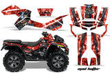 ATV Graphics Kit Decal Wrap For CanAm Outlander XMR 500/800 2006-2012 HATTER RED BLACK