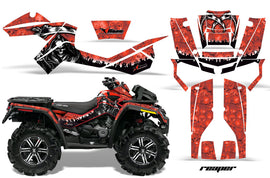 ATV Graphics Kit Decal Wrap For CanAm Outlander XMR 500/800 2006-2012 REAPER RED-atv motorcycle utv parts accessories gear helmets jackets gloves pantsAll Terrain Depot