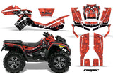 ATV Graphics Kit Decal Wrap For CanAm Outlander XMR 500/800 2006-2012 REAPER RED