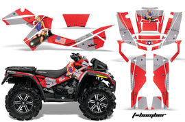 ATV Graphics Kit Decal Wrap For CanAm Outlander XMR 500/800 2006-2012 TBOMBER RED-atv motorcycle utv parts accessories gear helmets jackets gloves pantsAll Terrain Depot