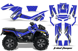 ATV Graphics Kit Decal Wrap For CanAm Outlander XMR 500/800 2006-2012 TRIBAL WHITE BLUE-atv motorcycle utv parts accessories gear helmets jackets gloves pantsAll Terrain Depot