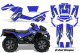 ATV Graphics Kit Decal Wrap For CanAm Outlander XMR 500/800 2006-2012 TRIBAL WHITE BLUE